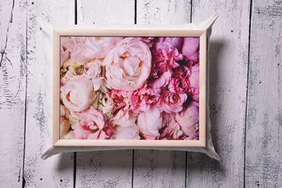 Поднос с подушкой Memos Peony