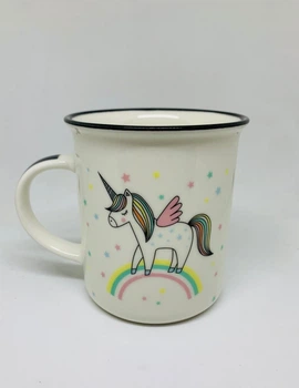 Чашка Єдиноріг дитяча веселка unicorn rainbow 360 мл