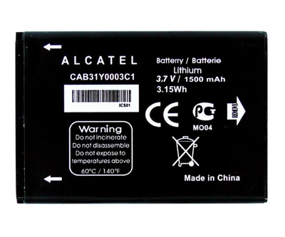 Батарея Alcatel/TCL CAB31Y0003C1 (1500mAh) / TLi014A1 (1400mAh) / CAB31P0000C1 (1300mAh) / TLi014A2 [Original PRC]
