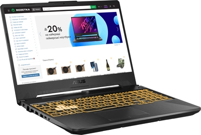 Ноутбук ASUS TUF характеристики ГБ Core в ГБ 512 Eclipse Gray отзывы, интернет-магазине 3050 / Купить / RAM 16 nVidia фото, в Украине / / RTX FX506HC-HN006 i5-11400H – Gaming GeForce | SSD ROZETKA Intel F15 (90NR0723-M01150)