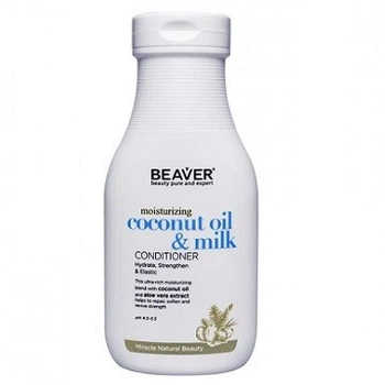 Разглаживающий кондиционер для сухих волос с кокосовым маслом Beaver Conditioner CoconutOil 350 мл
