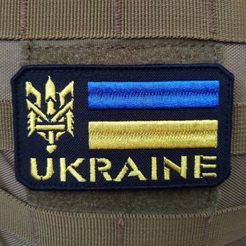 Нашивка на липучке ''UKRAINE''