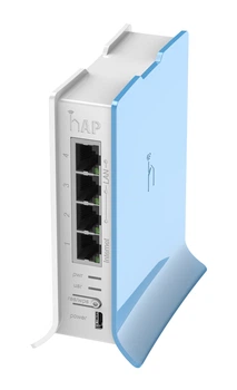 Маршрутизатор Mikrotik hAP lite TC (RB941-2ND-TC) (N300, 4xFE, 650MHz/32Mb, 1,5 dBi, T