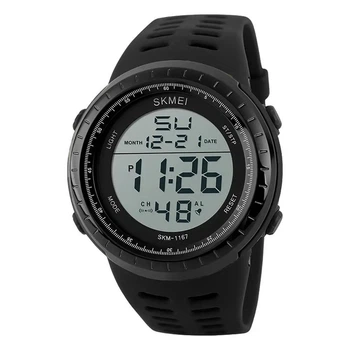 Спортивные часы мужские SKMEI TACTIC влагозащита 5атм 1167 Black