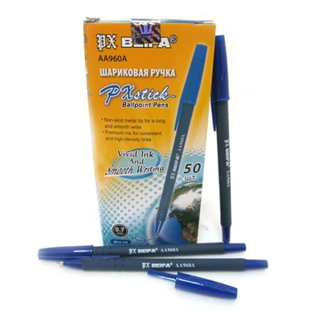 Ручка шариковая синяя, 960A-BLU-A