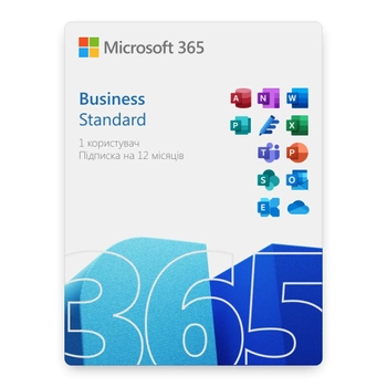 Microsoft 365 Business Standard на 12 месяцев для 1 пользователя (код активации)