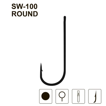 Крючки MiniMaxRound SW-100 №14 10шт
