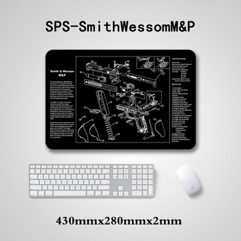 Килимок для чищення зброї SPS-SmithWessom M&P з м'якою гумою Clefers Tactical (5002193M)