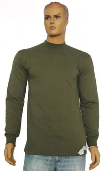 Тактична футболка з довгим рукавом (гольф) CT Хакі (100% хб) (CT137-60)