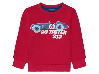 Свитшот красный Go Faster Lupilu 98-104см (40006420)