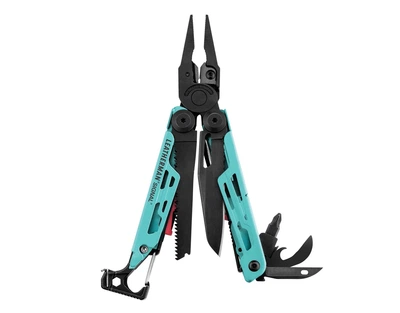 Мультитул Leatherman Signal Aqua 19 Инструментов с Чехлом (832733) Бирюзовый