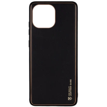 Кожаный чехол Xshield для Xiaomi Mi 11 Lite (Черный / Black) (44227)