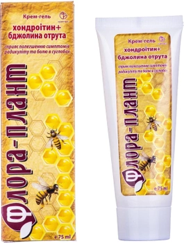 Хондроитин+пчелиный яд Крем-гель 75 мл Флора плант (4820071330877)