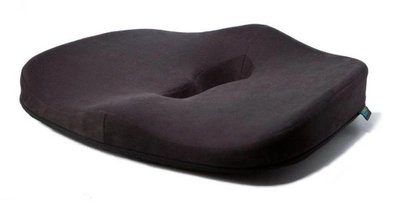 Ортопедическая подушка для сидения Max Comfort (от геморроя, простаты, подагры), Correct Shape (Украина) черный