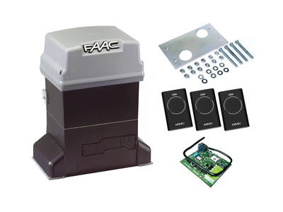 Автоматика для откатных ворот FAAC 746 ER KIT (створка до 600 кг.) Без аксессуаров, 3 шт., Без зубчатой рейки