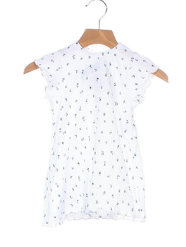 Блуза с узорами Benetton 3CVKMV050 68 cm (8817868cm) Белый