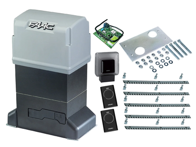 Автоматика для откатных ворот FAAC 844 ER KIT (створка до 1800 кг.) Сигнальная лампа, 2 шт., 5 м