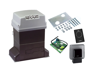 Автоматика для откатных ворот FAAC 746 ER KIT (створка до 600 кг.) Сигнальная лампа, 1 шт., Без зубчатой рейки