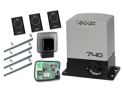 FAAC 740 KIT aвтоматика для откатных ворот (створка до 500 кг.) Сигнальная лампа, 3 шт., 4 м