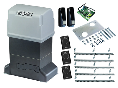 Автоматика для откатных ворот FAAC 844 ER KIT (створка до 1800 кг.) Фотоэлементы, 3 шт., 5 м