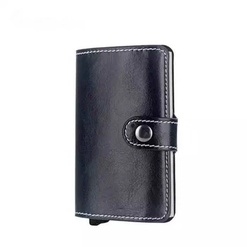Гаманець Cart Holder з RFID захистом, чорний з застібкою