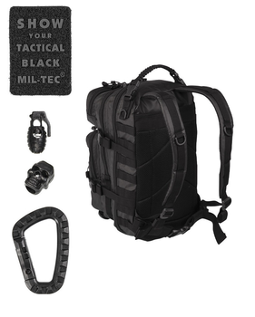 Рюкзак тактичний Mil-Tec US ASSAULT PACK SM TACTICAL 20литров black