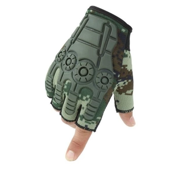Перчатки тактические RUIN HAWK в стиле милитари камуфляж М 03263