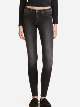 Джинси Skinny жіночі H&M 0400246_черный W26L32 Чорні (KAY2000000943107)