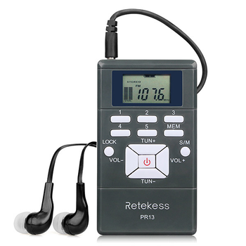 Портативный fm радиоприемник Retekess PR13