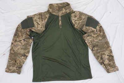 Рубашка тактическая боевая Убокс (кулир) Хаки -Пиксель зеленый раз. XL