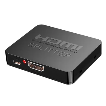 HDMI 1 на 2 порта сплиттер 2K 4K 1080P активный splitter 1x2 разветвитель HDMI Splitter USB