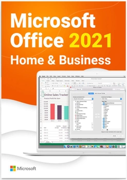 Office 2021 для Дому та Бізнесу (електронна ліцензія для 1 ПК, всі мови) (T5D-03484)