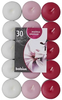 Свеча чайная ароматизированная Магнолия Bolsius 30 шт (p15-30-100Б MAG)
