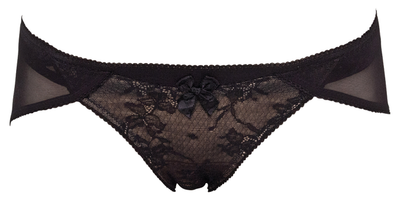 Трусики Gossard Retrolution 8513 сліпи вінтажні з низькою посадкою M Black (5053014019532)