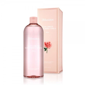 Тонер с экстрактом дамасской розы JMsolution Glow Luminous Flower Firming Toner XL 600 мл