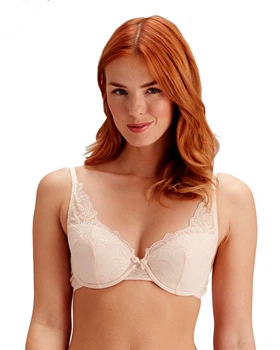 Pretty Polly Josephine ES082 мереживний бюст для декольте з підкладкою підтримуюча комфортна форма 80C Vintage Pink (5053014725273)