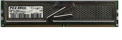 Игровая оперативная память OCZ Dimm 2Gb DDR2 1066MHz PC2-8500 CL5 OCZ2P10664GK Б\у
