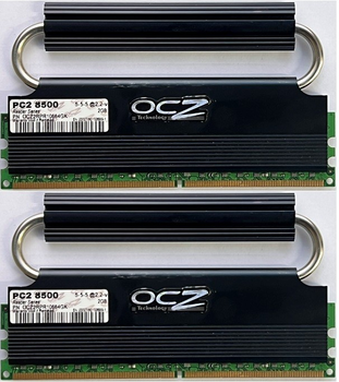Игровая оперативная память OCZ Bandwidth Edition Dimm 4Gb (2*2Gb) DDR2 1066MHz PC2-8500 CL5 OCZ 2RPR10664GK Б\у