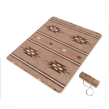 Туристичний килимок для пікніка і дома (вовняна ковдра) Naturehike 200x150 см Khaki