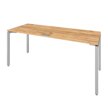 Офисный письменный стол руководителя Loft Details КP180 дуб крафт золотой 36