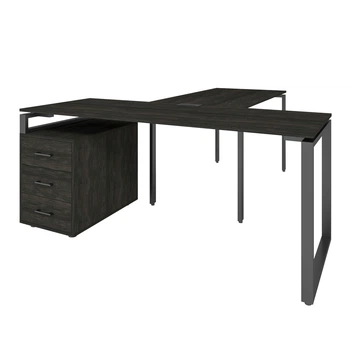Офисный письменный стол руководителя Loft Details LB200b морское дерево