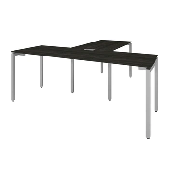 Офисный письменный стол руководителя Loft Details KPB200 с брифингом морское дерево