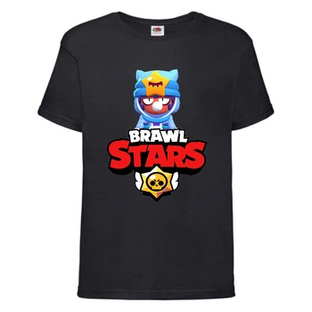 Футболка дитяча Бравл Старс Сенді 2 (Brawl Stars Sandy) чорна 152 см