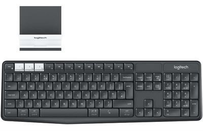 Клавіатура Logitech Wireless K375s Graphite USB (920-008184)
