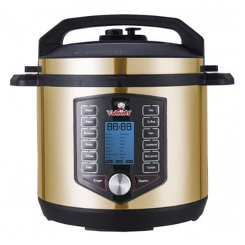 Мультиварка з антипригарним покриттям 10 в 1 YUMMY YPC-602G 65 програм 1200 Вт скороварка випічка хліб духовка су вид копчення мультиповар
