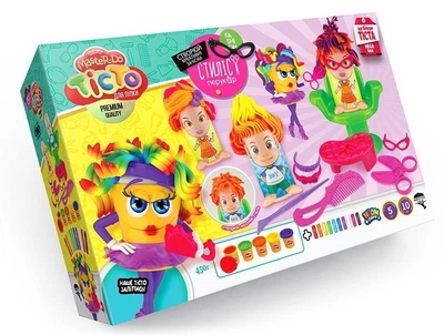 Набор для творчества Danko Toys Master Do Тесто для лепки Стилист-парикмахер TMD-13-01U