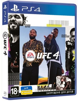 Игра UFC 4 для PS4 (Blu-ray диск, Russian subtitles)