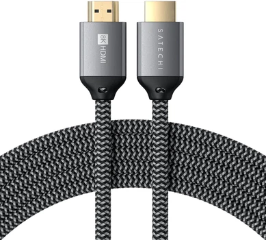 Kabel Satechi 8K HDMI Ultra High Speed Cable Space Gray (ST-8KHC2MM)