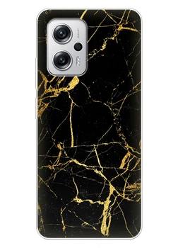 Силіконовий чохол для Xiaomi Poco X4 GT - Золотий мармур