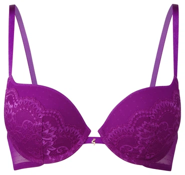 Бюстгальтер Gossard Lacey G121 елегантний push-up з мереживом для ідеального декольте 85B Radiant Orchid (5053014289744)